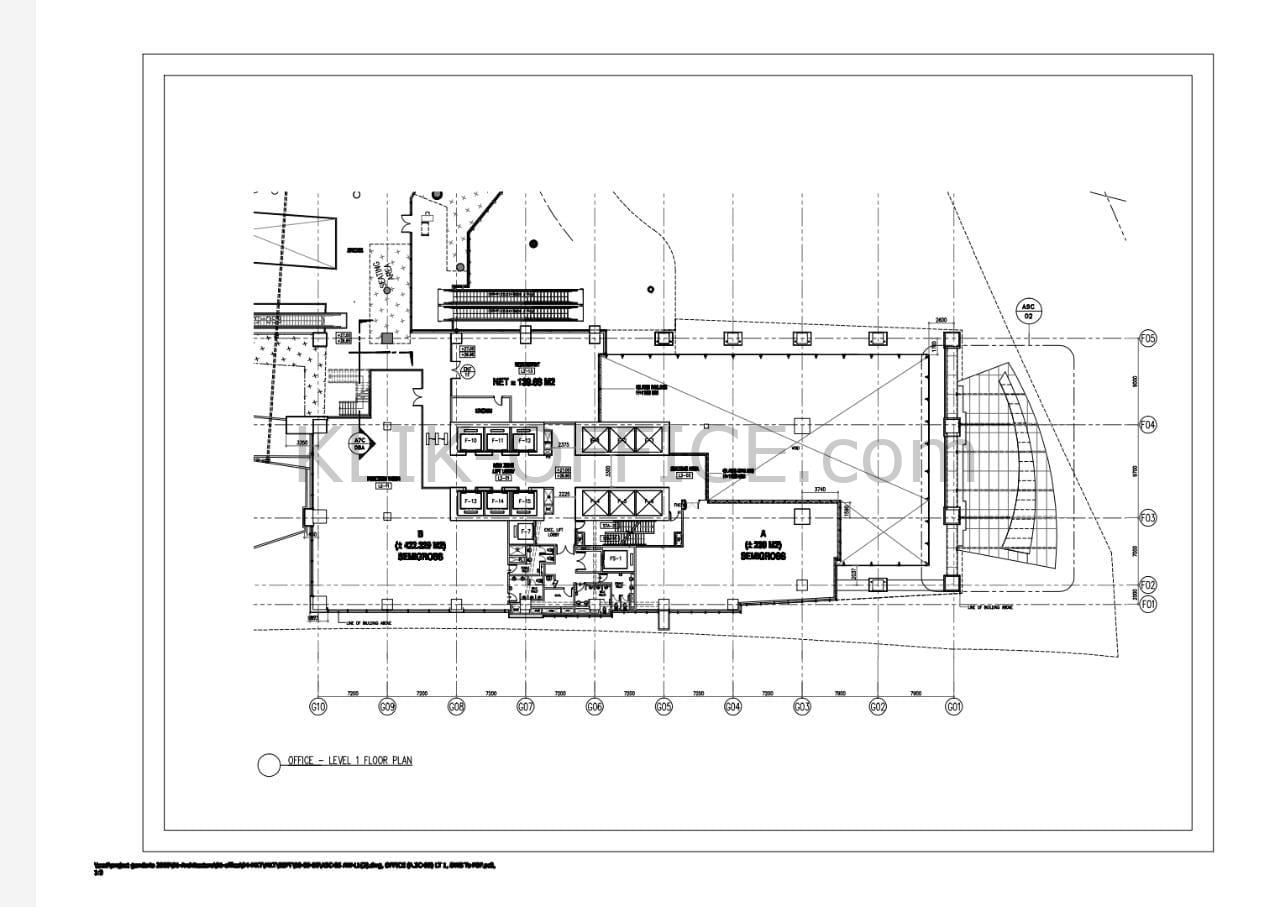 Sewa Gandaria 8 Office Tower Jakarta Selatan 238 sqm