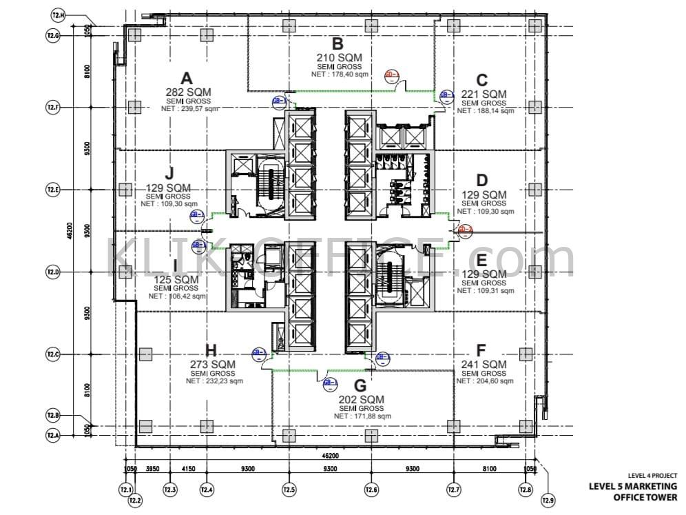 Office Space For Rent Pakuwon Tower Jakarta Kota Kasablanka